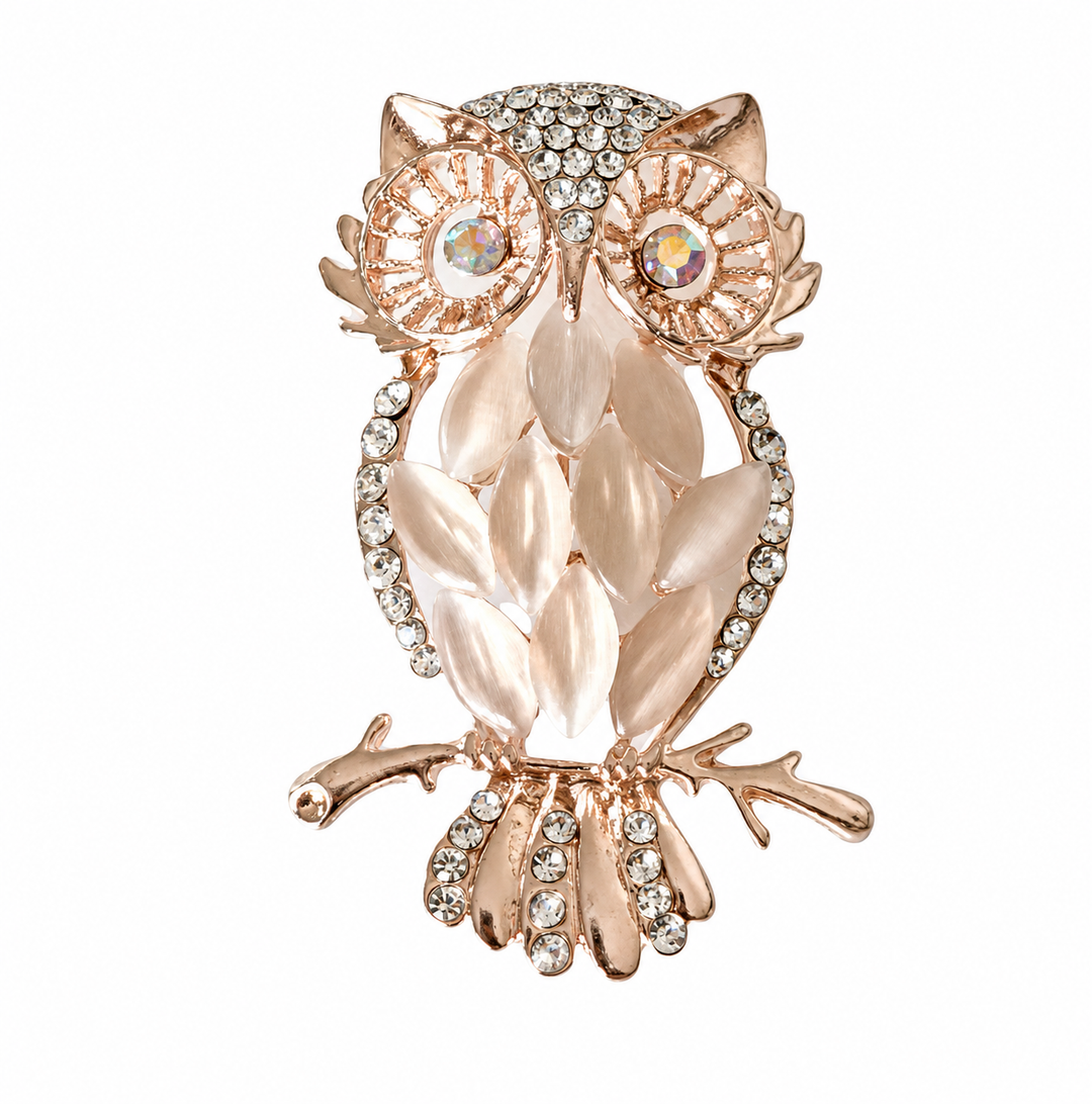 WS Brooch - Owl - Gold