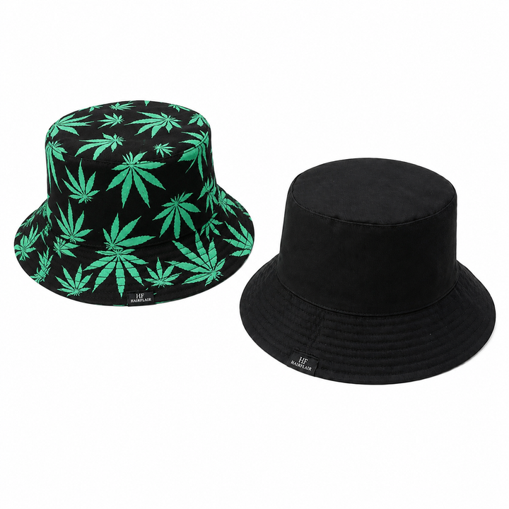 WS - Bucket Hat Reversible - Palm - Green/Black