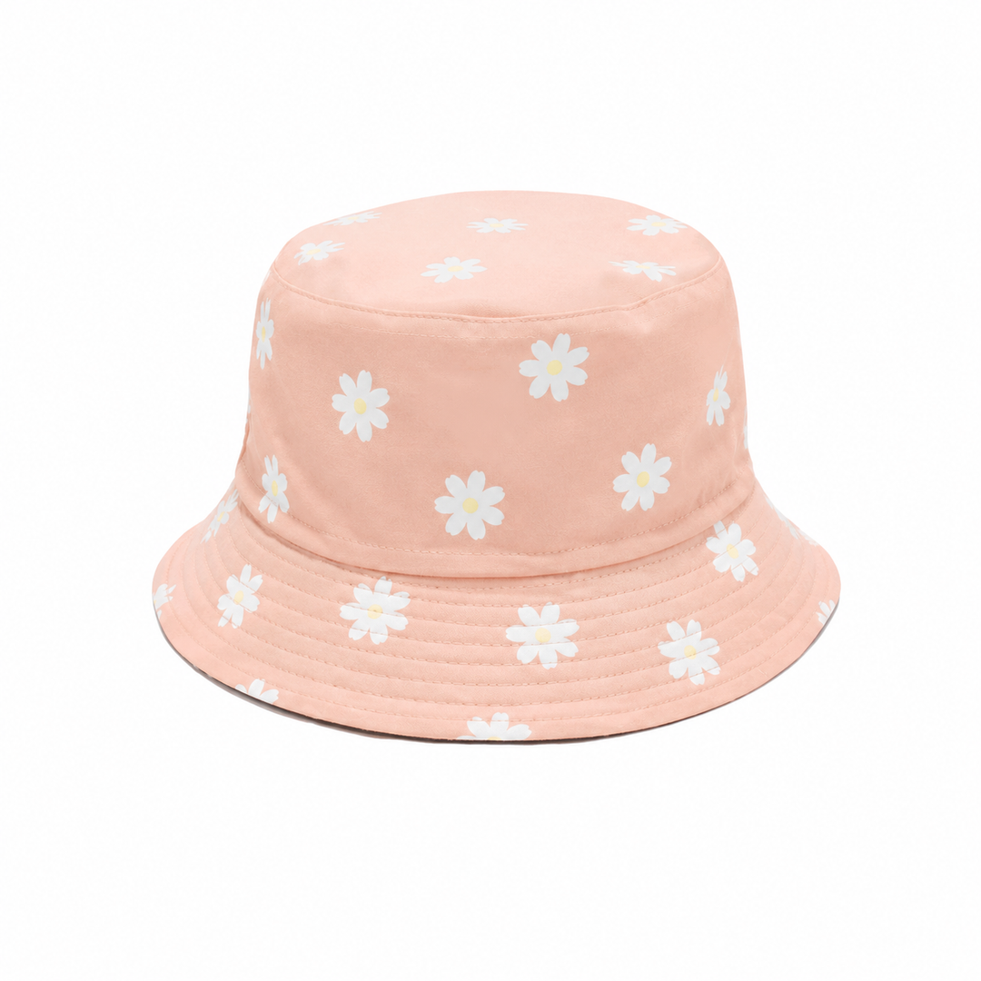 WS - Bucket Hat Reversible - Daisy - Pink Daisy/Pink - Hero