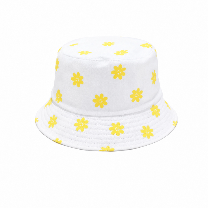 WS - Bucket Hat Reversible - Daisy - White Daisy/White - Hero