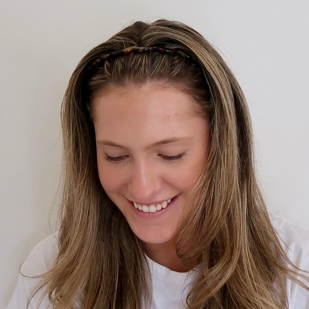 WS Cellulose Acetate Ondine Headband - Gaia Tortoise - Image 1