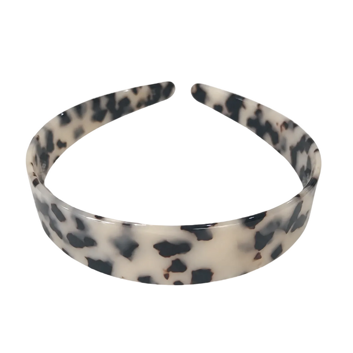 WS Cellulose Acetate Headband 2.5cm Tortoise - Light Tortoise - Hero
