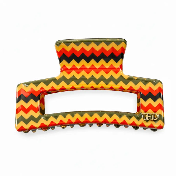 WS Cellulose Acetate Rectangle Hair Claw Pattern Tania Hird Designs