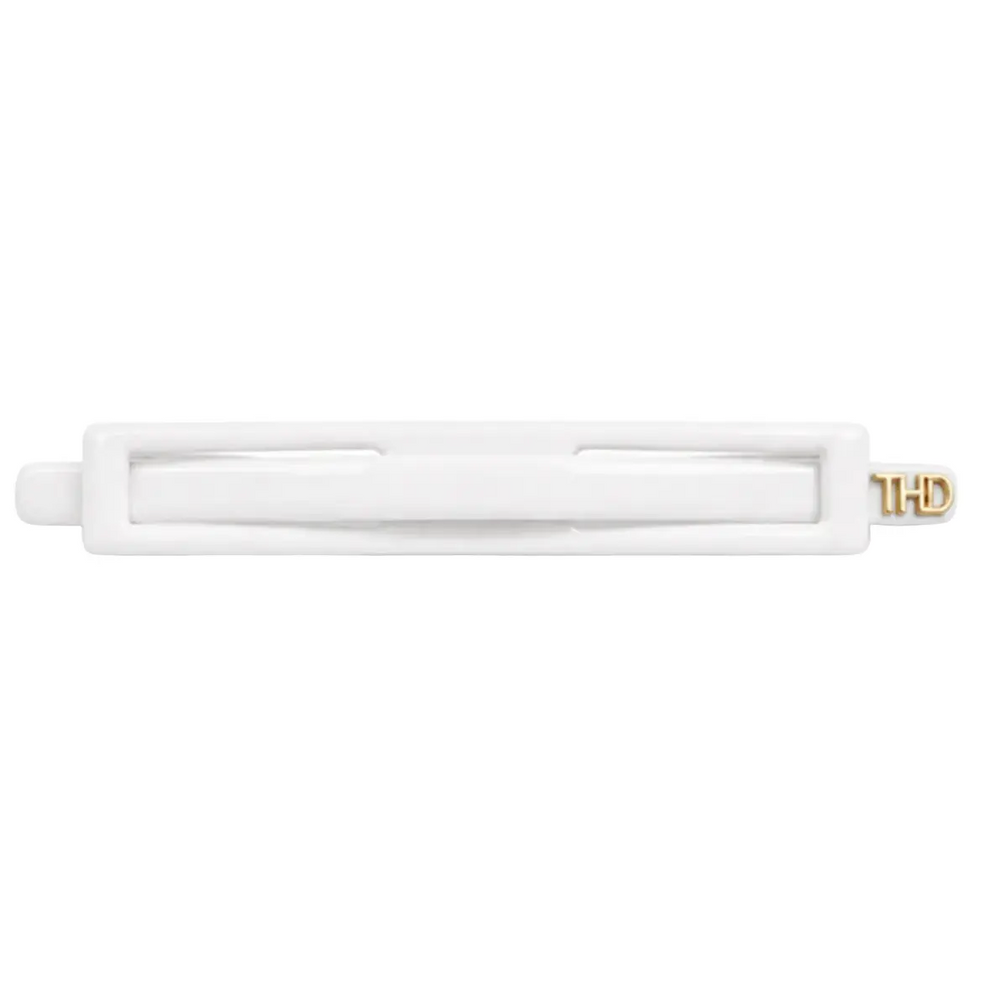 White electronic component with 'THD' branding on a white background
