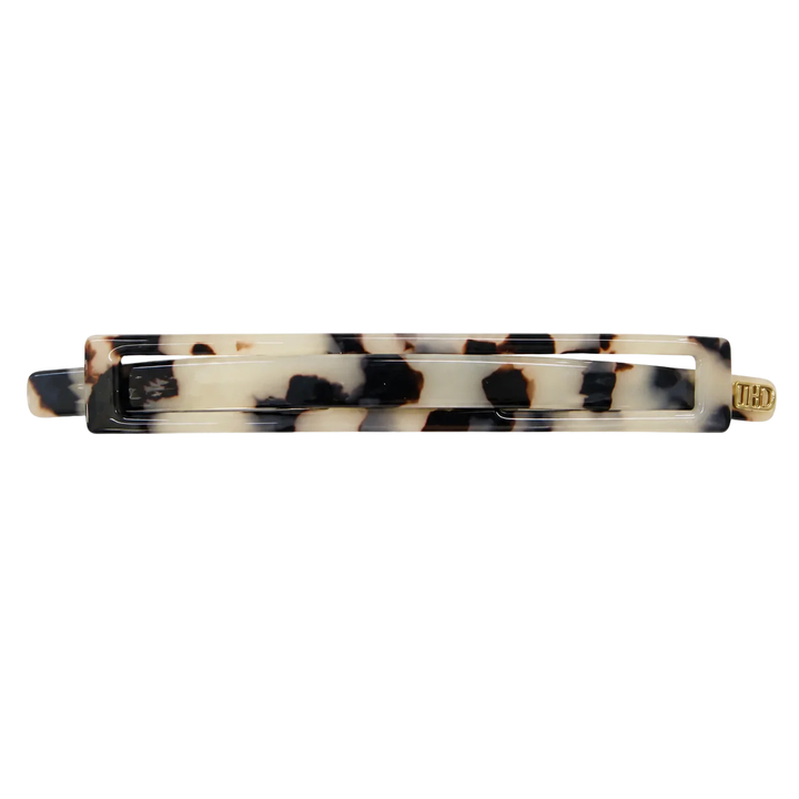 WS Cellulose Acetate Linear Barette Tortoise - Light Tortoise - Hero