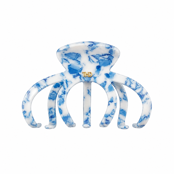 WS Cellulose Acetate Octopus Oversized Hair Claw Mykonos - Mykonos - Hero