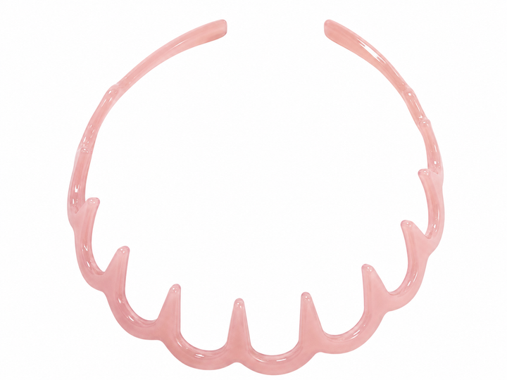 WS Cellulose Acetate Ondine Headband - Crystal Rose - Hero