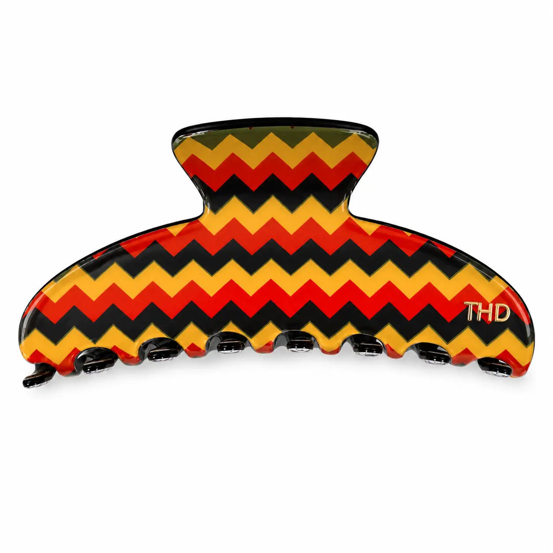 Cellulose Acetate Classic Oversized Hair Claw Pattern Tania Hird Designs