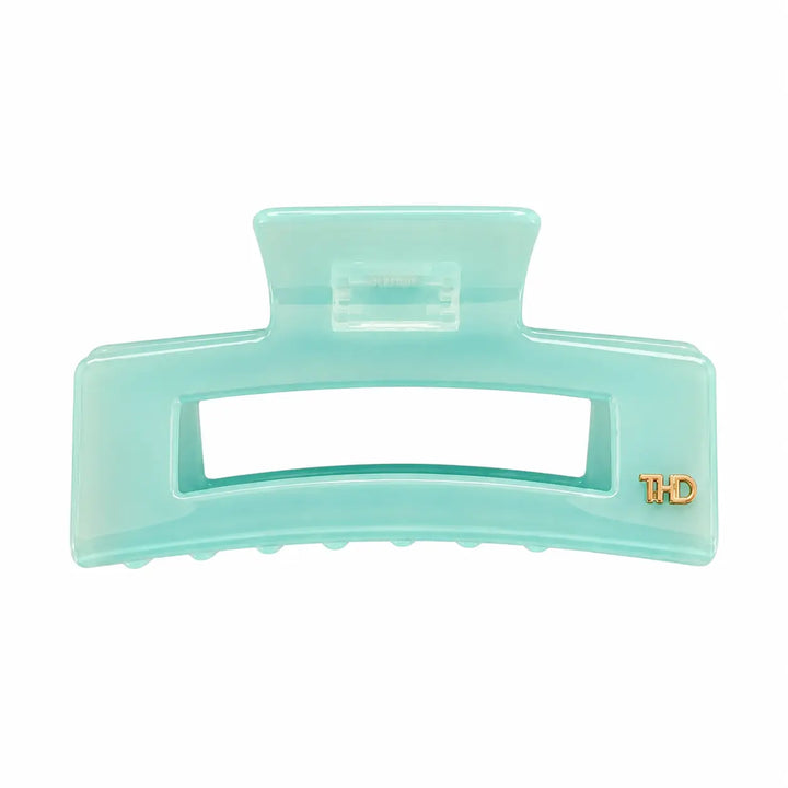 Cellulose Acetate Rectangle Hair Claw Large Block