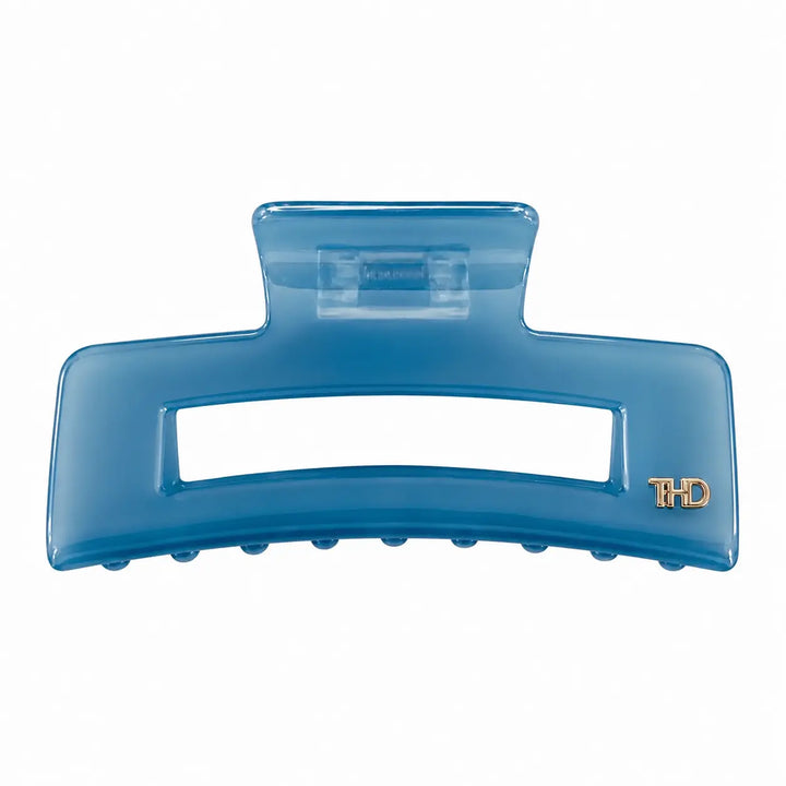 Cellulose Acetate Rectangle Hair Claw Large Block