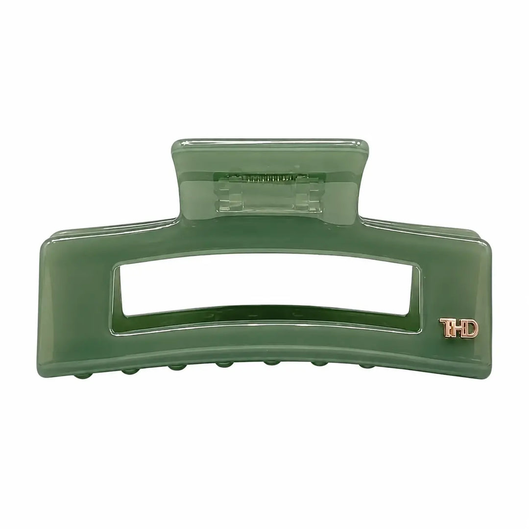 Cellulose Acetate Rectangle Hair Claw Large Block