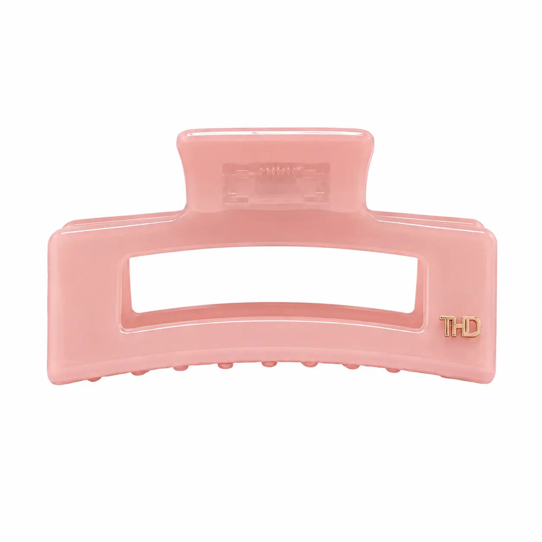 Cellulose Acetate Rectangle Hair Claw Large Block