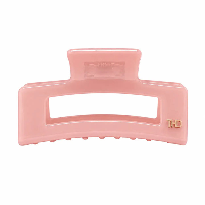 Cellulose Acetate Rectangle Hair Claw Large Block