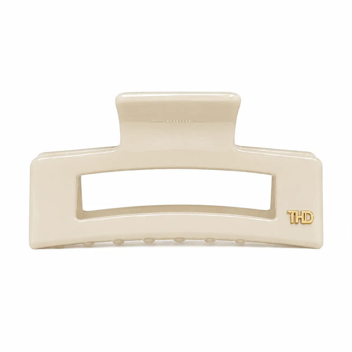 Cellulose Acetate Rectangle Hair Claw Large Block