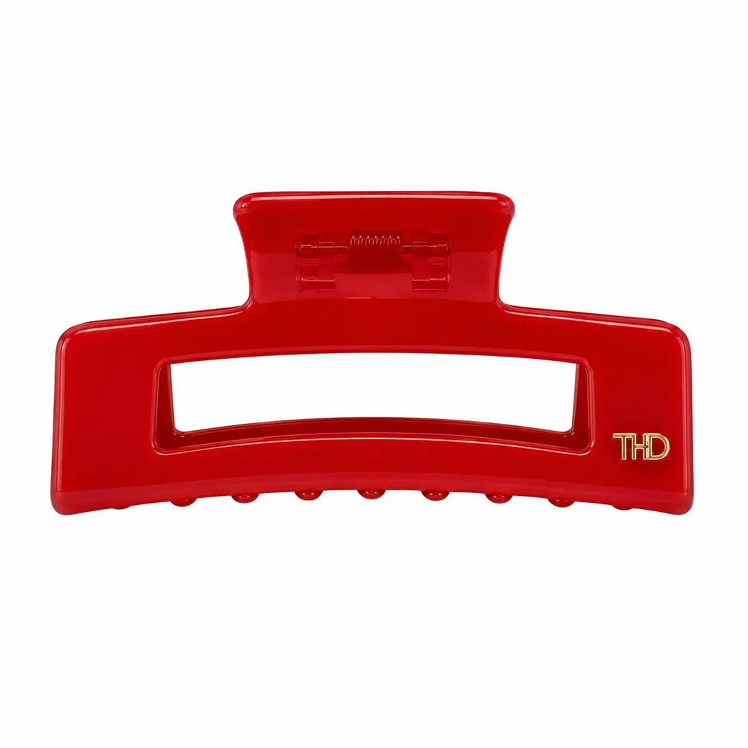 Cellulose Acetate Rectangle Hair Claw Large Block