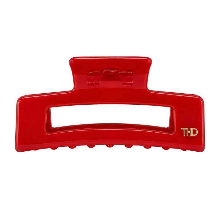 Cellulose Acetate Rectangle Hair Claw Large Block