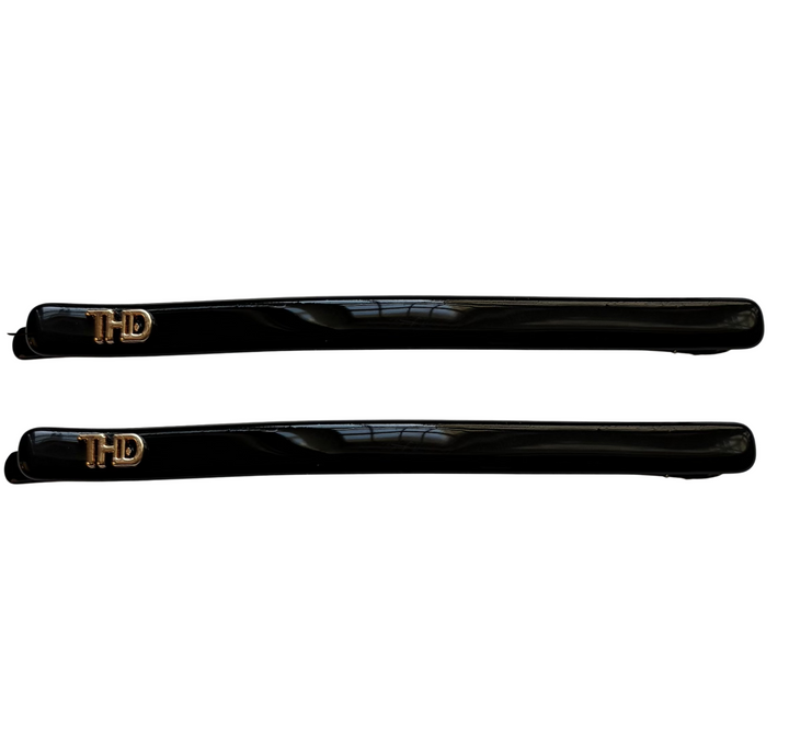 WS Acetate Hair pin 2 pc - Black - Hero