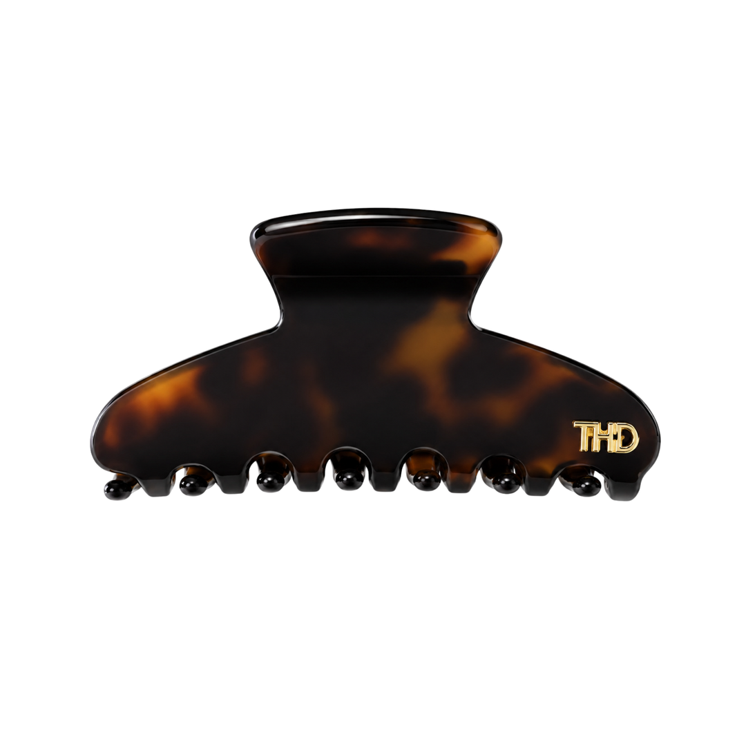 WS Cellulose Acetate Medium Hair Claw Tortoise - Dark Tortoise