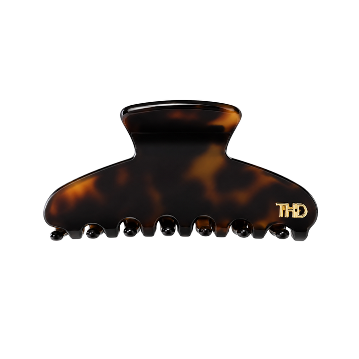 WS Cellulose Acetate Medium Hair Claw Tortoise - Dark Tortoise