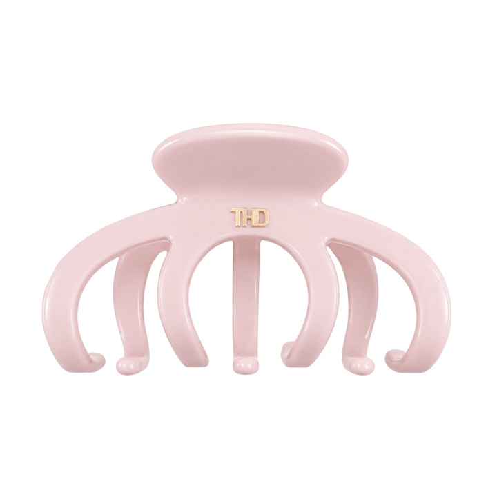 WS Cellulose Acetate Octopus Hair Claw 6.8 Block Colours - Gelato Pink - Hero