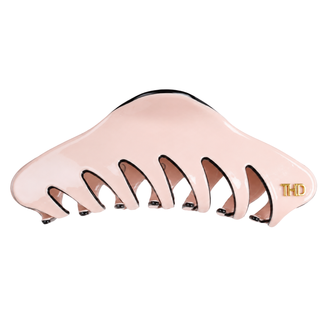 WS Acetate Cassandra Oversized Hair Claw Trim - Chanel Pink - Hero