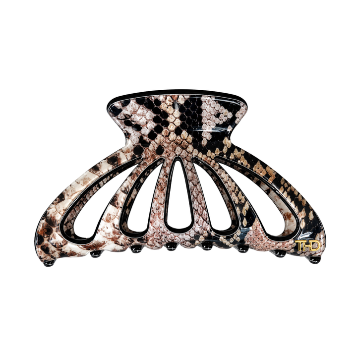 WS Cellulose Acetate Cutout Animal Pattern - Snake Brown