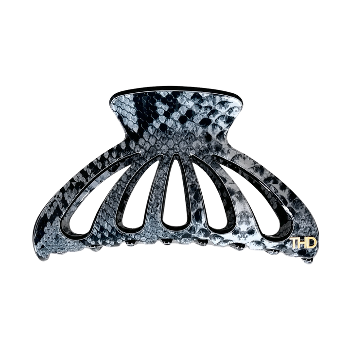 WS Cellulose Acetate Cutout Animal Pattern - Snake Grey