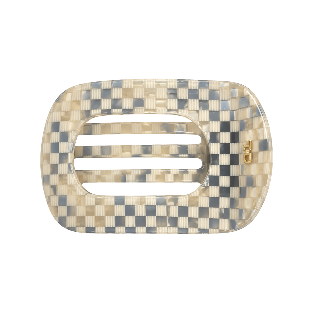 WS Cellulose Acetate Flat Hair Claw Pattern - Paros - Hero
