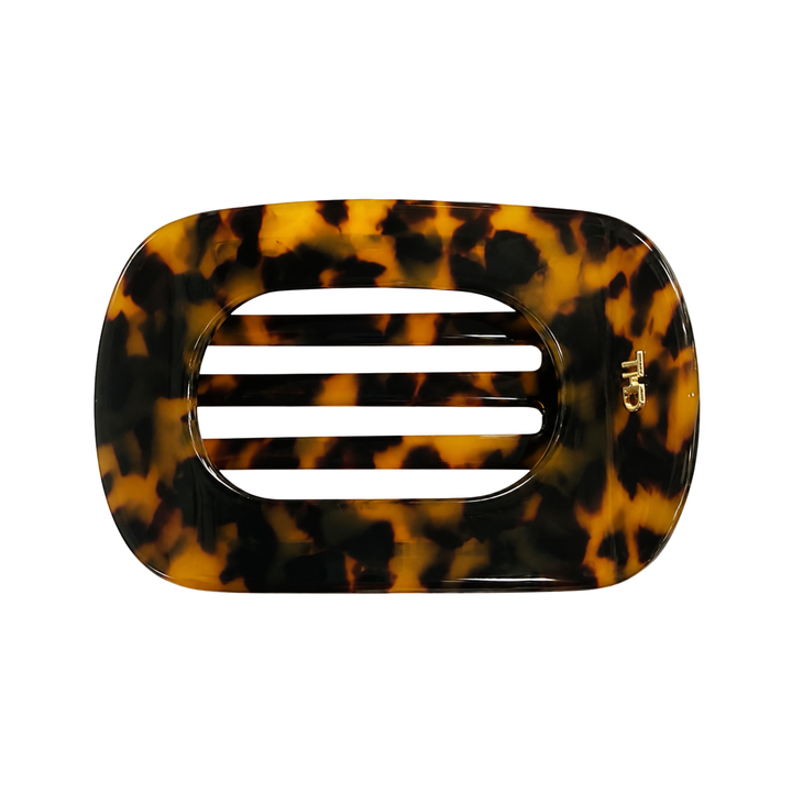 WS Cellulose Acetate Flat Hair Claw Tortoise - Gaia Tortoise - Hero