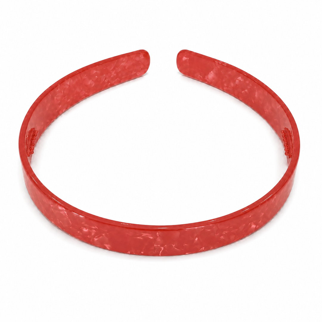 WS Cellulose Acetate Headband Pearl 1.5cm - Watermelon - Hero
