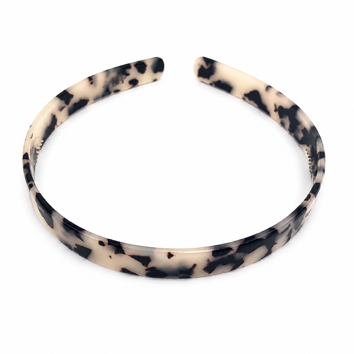 WS Cellulose Acetate Headband Tortoise 1.5cm - Light Tortoise - Hero