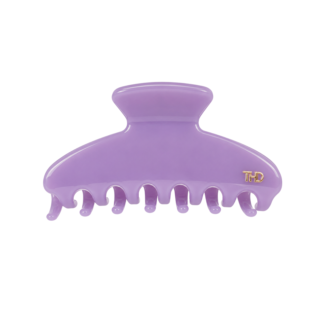 WS Cellulose Acetate Large Hair Claw Block - Purple - Hero