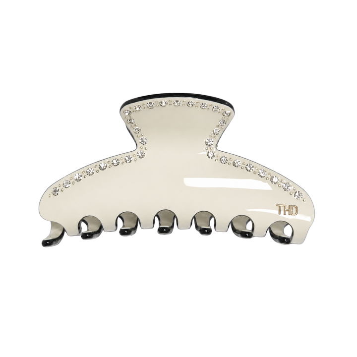 WS Mary Acetate Large Hairclaw - Ivory