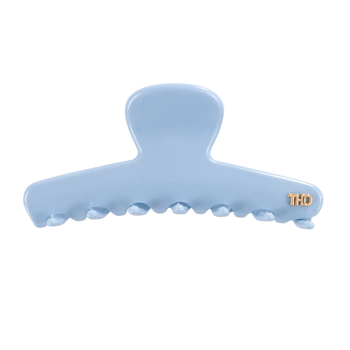 WS Cellulose Acetate Line Hair Claw 11.5cm Gelato - Gelato Blue - Hero