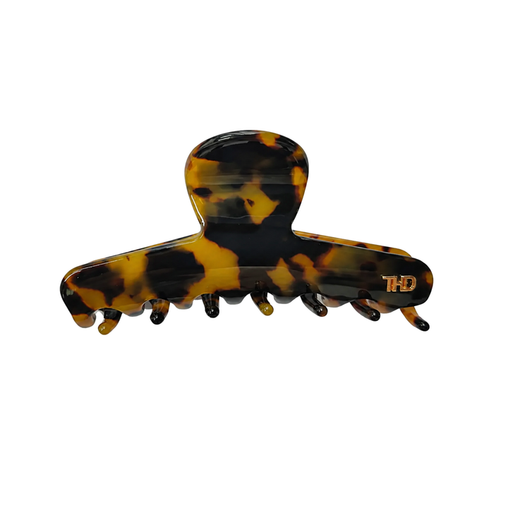 WS Cellulose Acetate Line Hair Claw 9cm Tortoise - Gaia - Hero