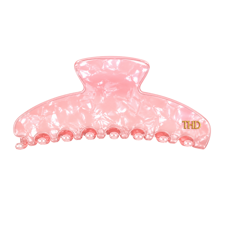 Cellulose Acetate Oversized Hair Claw Pearl - Pink - Hero