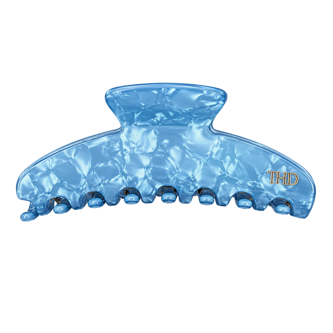 Cellulose Acetate Oversized Hair Claw Pearl - Blue - Hero
