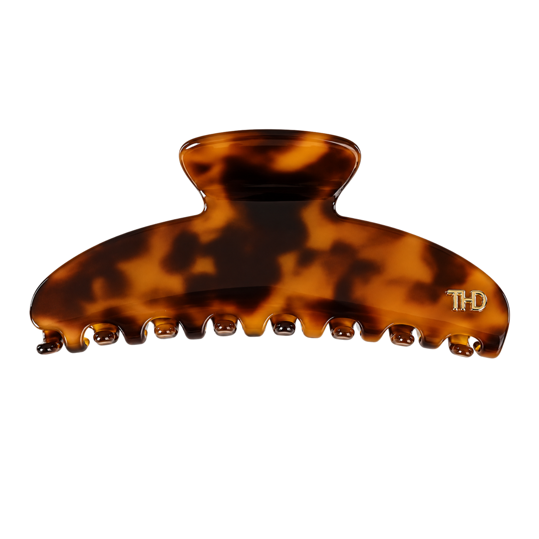 WS Cellulose Acetate Oversized Hair Claw Tortoise - Classic Tortoise