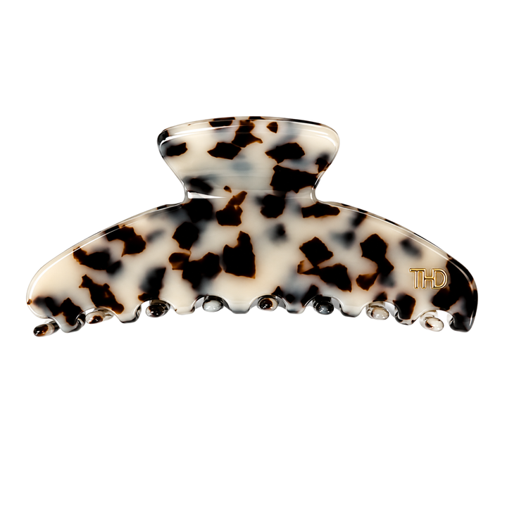 WS Cellulose Acetate Oversized Hair Claw Tortoise - Light Tortoise - Hero