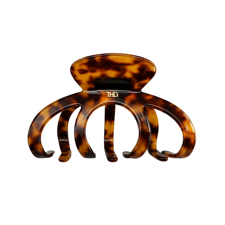 WS Cellulose Acetate Octopus Oversized Hair Claw Tortoise - Classic Tortoise - Hero