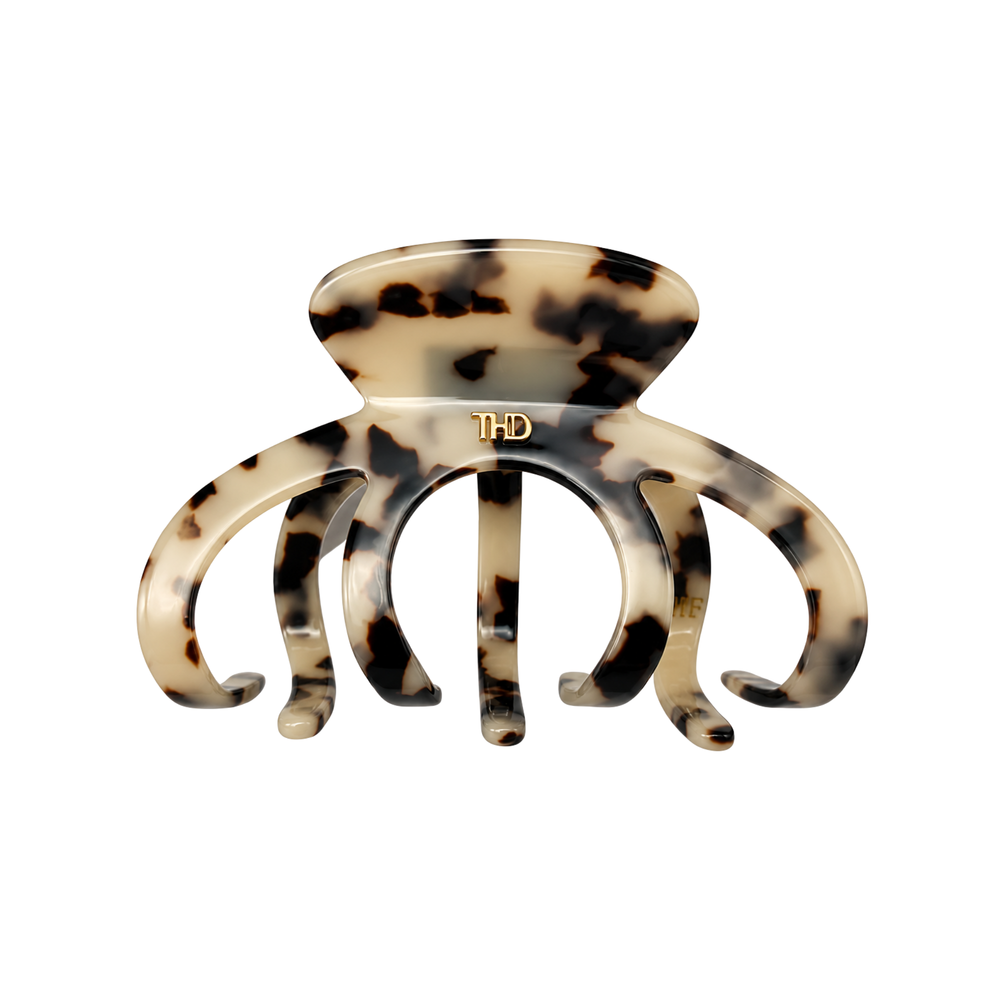 WS Cellulose Acetate Octopus Oversized Hair Claw Tortoise - Light Tortoise - Hero
