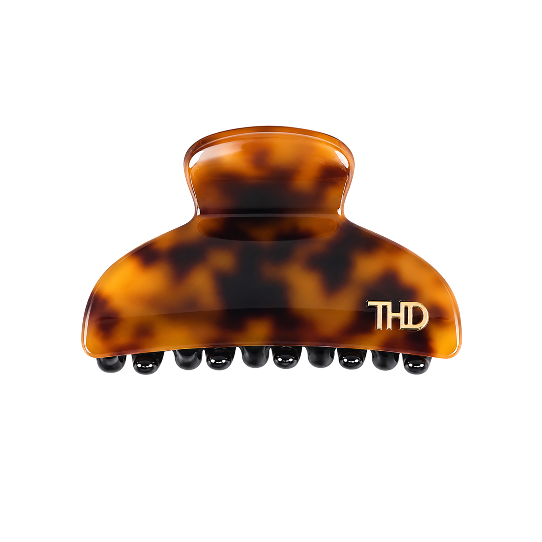 WS Acetate Hair Claw Small with Crystals Tortoise - Classic Tortoise - Hero
