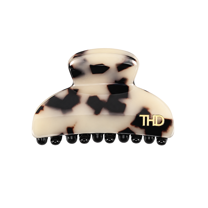 WS Acetate Hair Claw Small with Crystals Tortoise - Light Tortoise - Hero