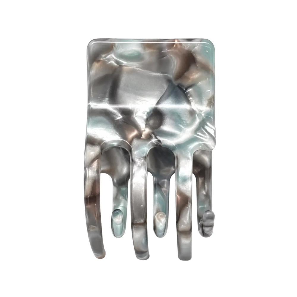 WS Cellulose Acetate Square Hair Claw Marble Tania Hird Designs