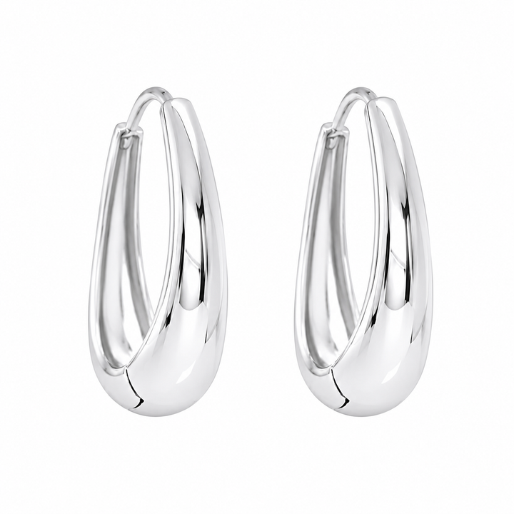 Charlotte Hoop Earrings - Sterling Silver - Hero