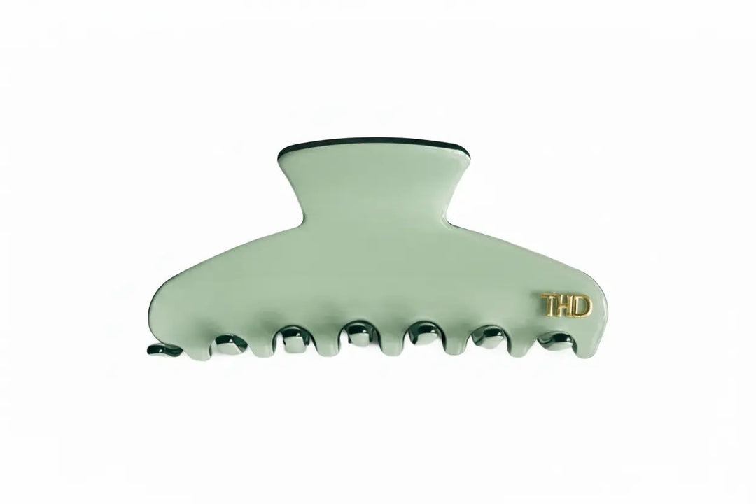 Acetate Medium Claw – Green Ash & black Trim HairFlairAus by THD