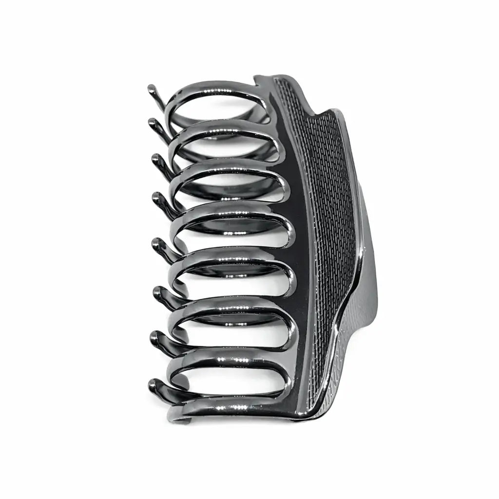 Oversized Metal Hair Claw Clip in Hermatite Tania Hird Designs
