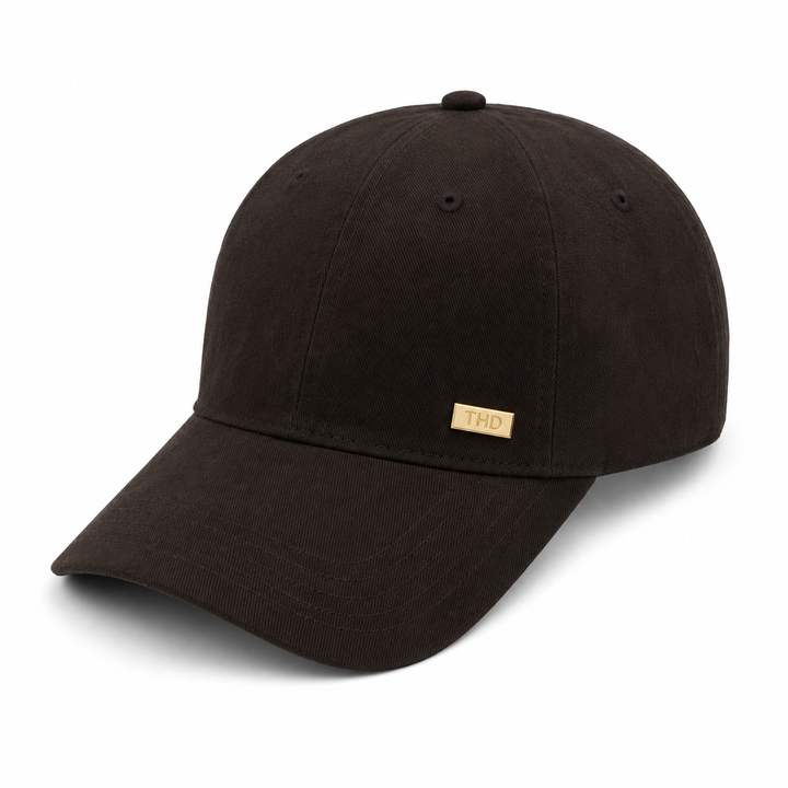 Vegan Suede Baseball Cap M in Chocolate