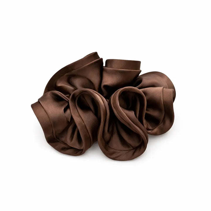 Scrunchie - Brown with brown trim Tania Hird Designs