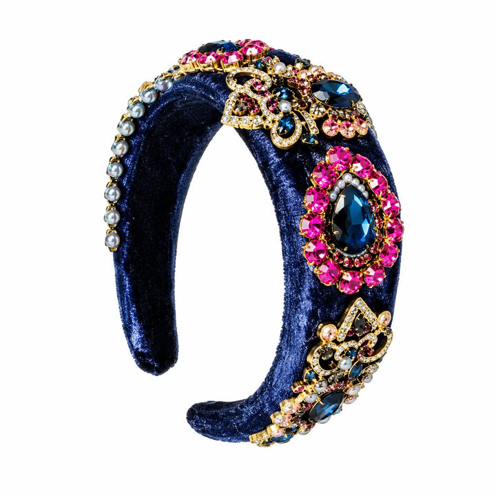 WS Byzantine Jewel Statement Headband - WS Byzantine Jewel Statement Headband - Hero